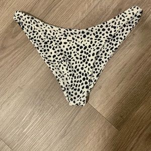 Dalmatian Print Cheeky Bikini Bottoms